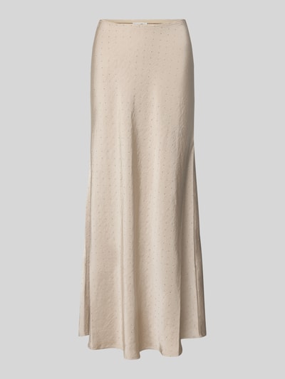 mbyM Maxirock mit Ziersteinbesatz Modell 'Maila' Sand 2