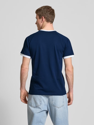 adidas Originals T-shirt met ribboorden Marineblauw - 5