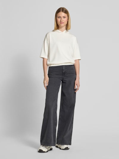 OPUS Sweatshirt mit Kapuze und 1/2-Arm Modell 'Gerta' Beige 1