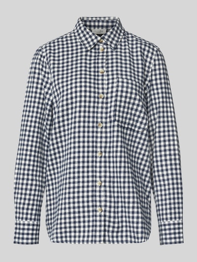 Christian Berg Woman Regular Fit Hemdbluse mit Brusttasche Blau 2