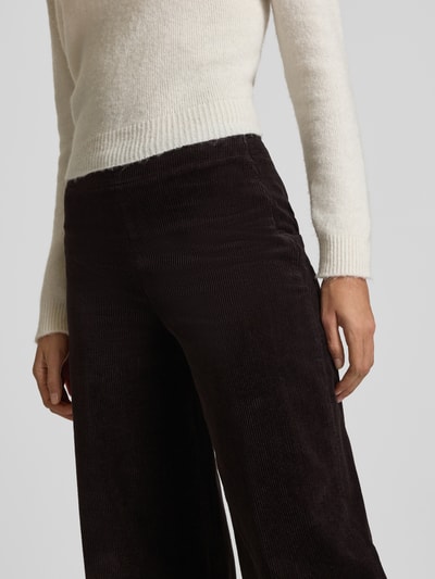 Drykorn Wide Fit Stoffhose in Cord-Optik Modell 'Before' Schoko 3