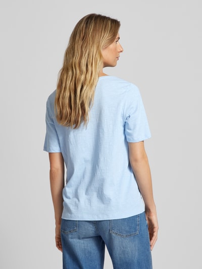 s.Oliver RED LABEL T-shirt met statementprint Lichtblauw - 5