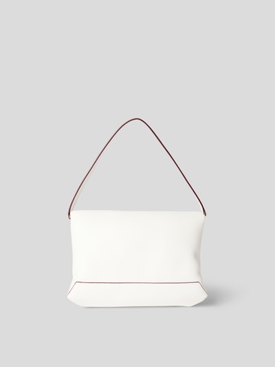 Victoria Beckham Pochette aus echtem Lammleder Weiß 5