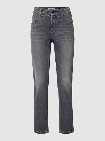 Cambio Jeans met stretch, model 'Pina' Middengrijs - 2