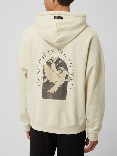 YOUNG POETS SOCIETY Hoodie van katoen, model 'Inked Dannis' Offwhite - 5