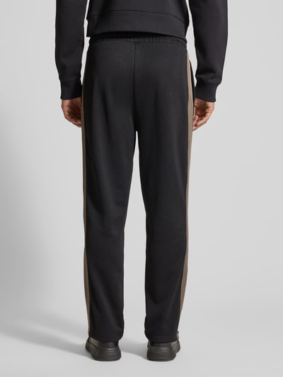 HUGO Relaxed Fit Sweatpants mit Reißverschluss-Detail Modell 'DOLOS' Black 5