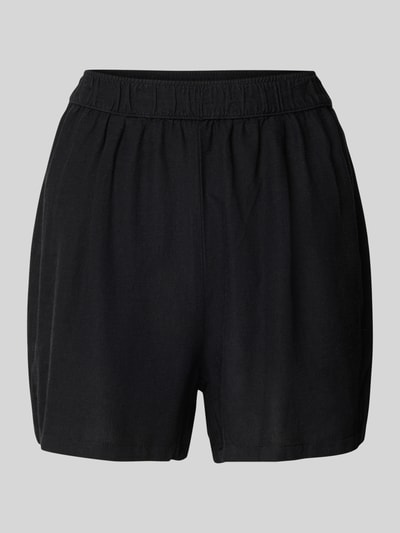 Review Relaxed Fit Shorts mit Leinen-Anteil Black 2