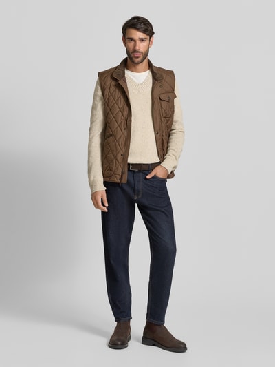 Marc O'Polo Regular Fit Strickpullover aus Woll-Mix  Offwhite 1