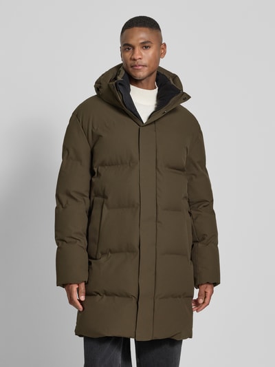 Cinque Steppmantel mit Kapuze Oliv 4