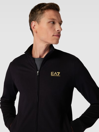 EA7 Emporio Armani Sweatpak in effen design Zwart - 3