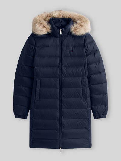 Tommy Jeans Płaszcz puchowy z odpinanym kapturem Granatowy 2