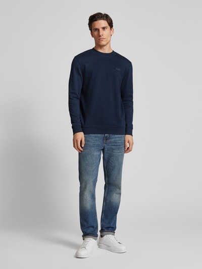 JOOP! Jeans Sweatshirt mit Label-Print Modell 'Salazar' Marine 1