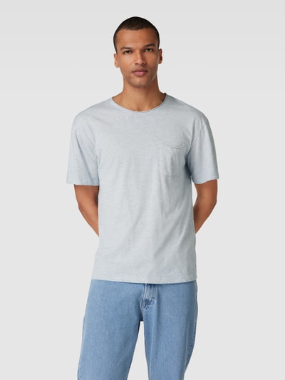 Jack & Jones Premium T-shirt met viscose en borstzak, model 'BLUJACK' Lichtgroen - 4