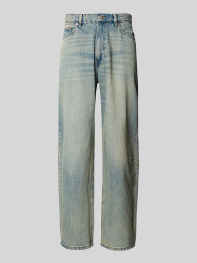REVIEW Baggy Fit Jeans im 5-Pocket-Design Blau 2