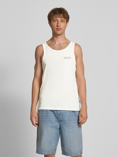 Tommy Jeans Slim Fit Tank Top aus reiner Baumwolle Offwhite 4