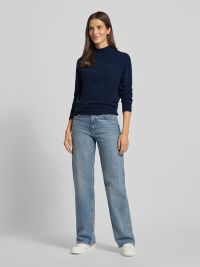 Tommy Hilfiger Regular fit pullover van een mix van wol en kasjmier Marineblauw - 1