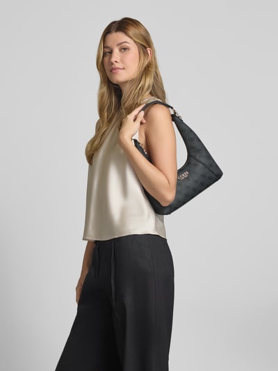 Guess Handtasche mit Label-Applikation Modell 'CALISTA' Anthrazit 1