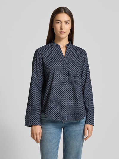 Marc O'Polo Regular Fit Tunika-Bluse aus reiner Baumwolle Marine 4