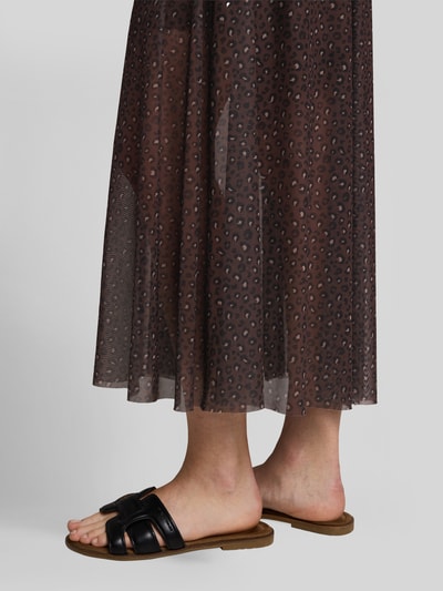 Tom Tailor Denim Tailliertes Freizeitkleid mit semitransparenten Ärmeln Black 3