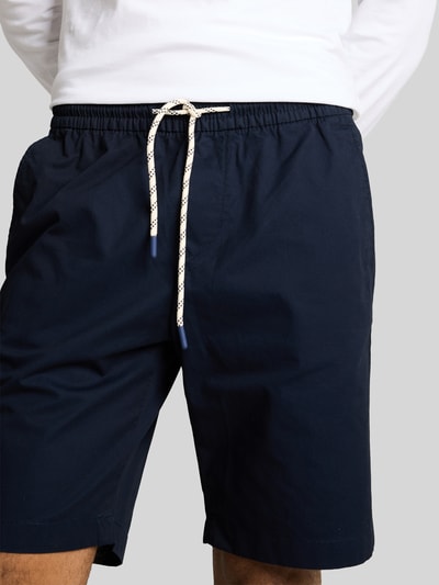 Tom Tailor Denim Regular Fit Sweatshorts aus reiner Baumwolle Marine 3