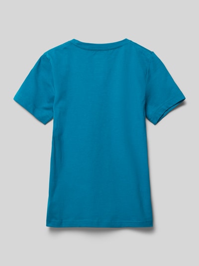 Levi’s® Kids T-shirt met labelprint Petrol - 3