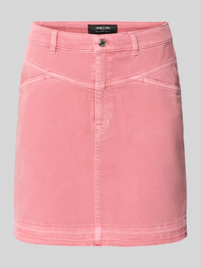 Marc Cain straight fit minirok in denimlook Felroze - 2