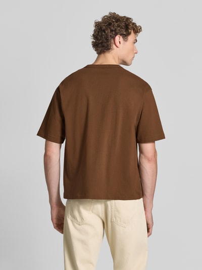 Polo Ralph Lauren T-shirt o kroju relaxed fit z czystej bawełny Średniobrązowy 5