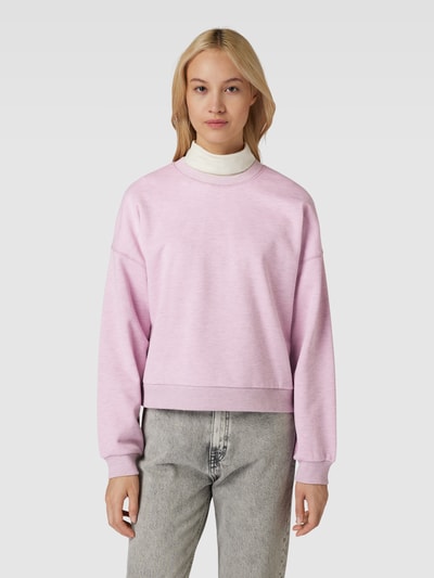 JAKE*S STUDIO WOMAN Sweatshirt mit Rundhalsausschnitt und überschnittenen Schultern Rosa 4