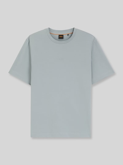 BOSS Orange Relaxed Fit T-Shirt aus reiner Baumwolle Modell 'TCHUP' Eisblau 2