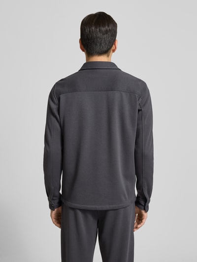 MCNEAL Hemdjacke mit Druckknopfleiste Dunkelgrau 5