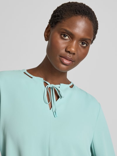 Marc Cain Blouseshirt met V-hals Mintgroen - 3