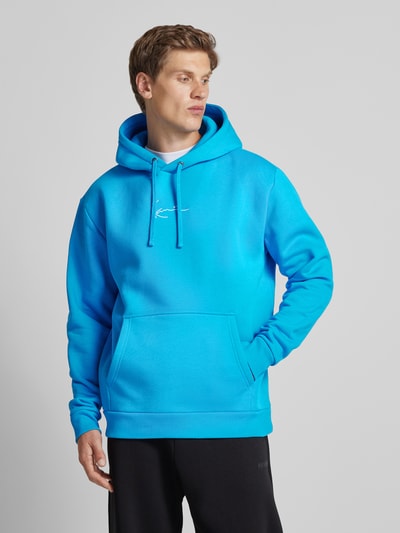 KARL KANI Hoodie met capuchon Koningsblauw - 4