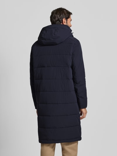 Strellson Regular Fit Steppmantel mit Logo-Patch Modell 'CRASHER' Marine 5