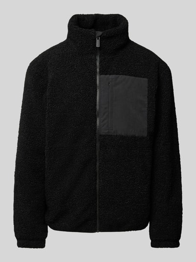 Mazine Sweatjacke mit Stehkragen Modell 'Pelican' Black 2