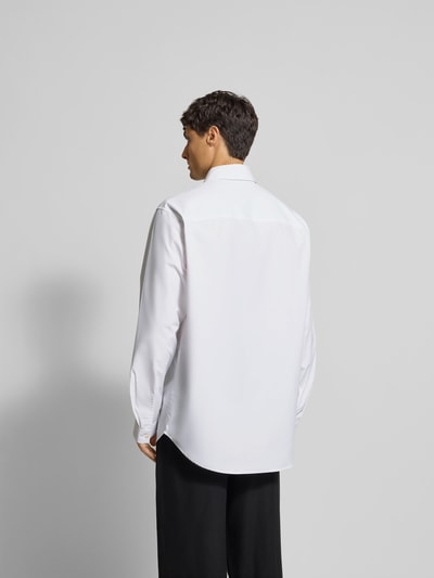 Diesel Freizeithemd mit Label-Stitching Weiss 5
