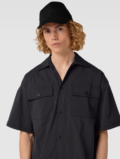 Jack & Jones Freizeithemd mit Knopfleiste Modell 'MONTANA' Black 3