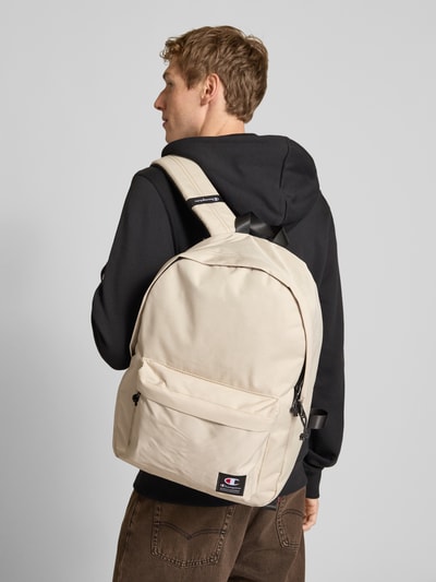 CHAMPION Rucksack mit Label-Patch Beige 1