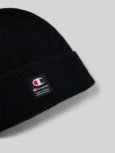 CHAMPION Czapka z imitacji dzianiny model ‘Rib’ Czarny 2