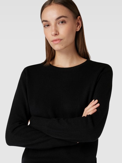 (The Mercer) N.Y. Gebreide pullover met ronde hals  Zwart - 3