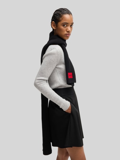 HUGO Schal mit Woll-Kaschmir-Anteil Modell 'Saffa' Black 1