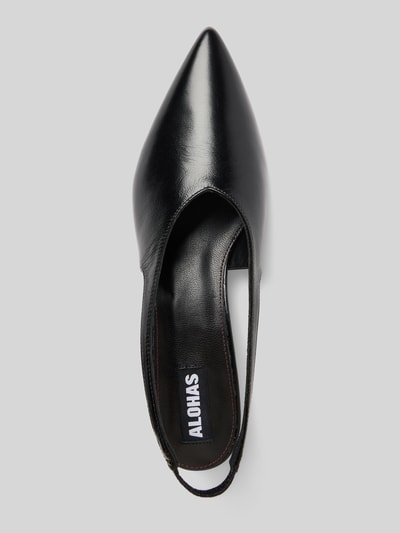 ALOHAS Pumps van echt leer, model 'Eros' Zwart - 3
