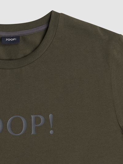 JOOP! Collection Longsleeve mit Label-Print Oliv 2