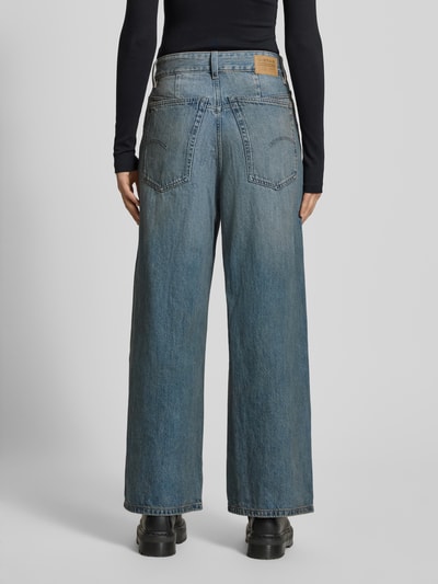 G-Star RAW High Loose fit jeans in used-look model 'Skater' Jeansblauw - 5