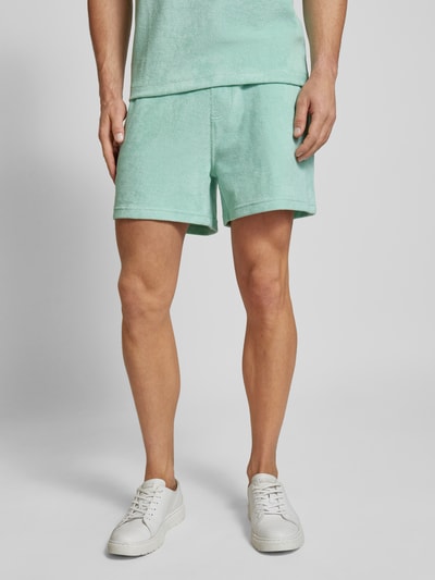 CK Calvin Klein Sweatshorts aus Baumwolle Helltuerkis 4