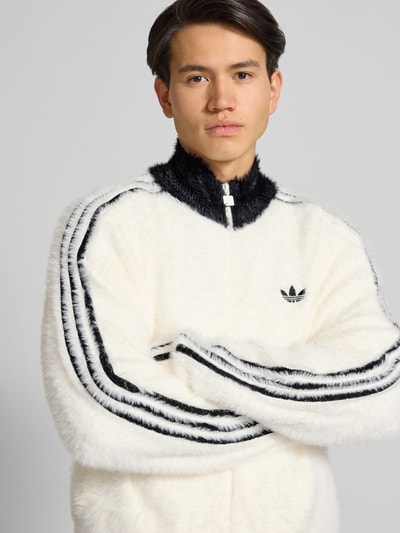 adidas Originals Sweatjacke aus Kunstfell Offwhite 3