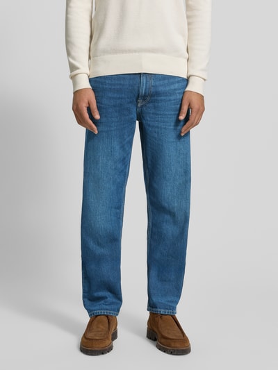 Tommy Hilfiger Regular fit jeans van puur katoen  Donkerblauw - 4