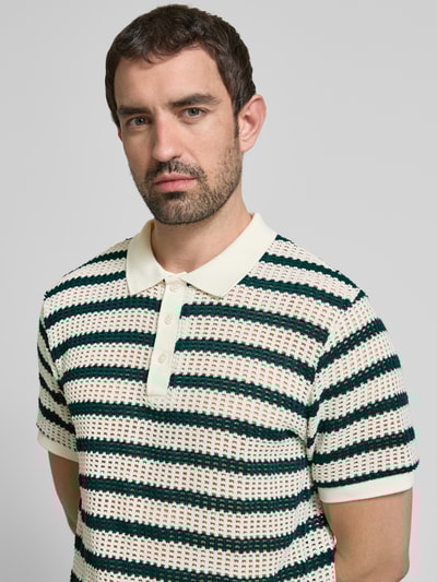 Jack & Jones Premium Poloshirt mit Strukturmuster Modell 'BLUCOHEN' Beige 3
