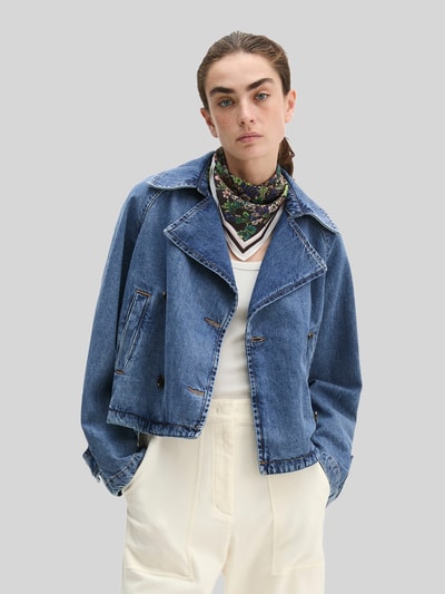 Marc O'Polo Relaxed Fit Jeansjacke aus reiner Baumwolle Ocean Melange 4