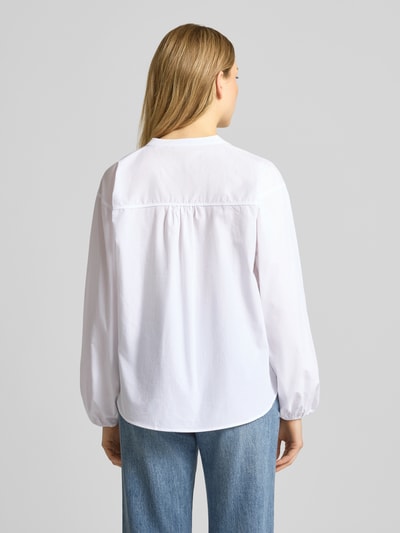 OPUS Regular Fit Bluse mit Tunikakragen Modell 'Flandi' Weiss 5