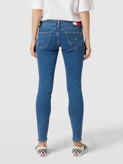 Tommy Jeans Skinny fit jeans met labelstitching, model 'SOPHIE' Jeansblauw - 5